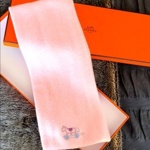 Hermès Light Adada Pink Scarf